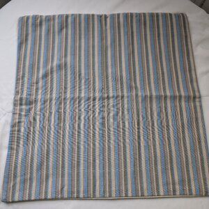 Omah Bali Striped Coastal Pillow Cover 17 x 17 Inches